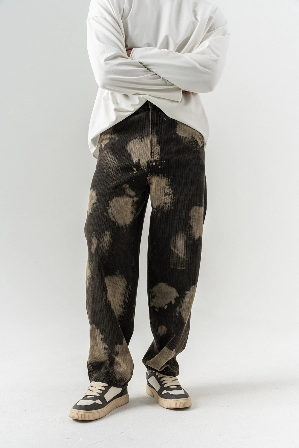 Brushdrop Yıkamalı Baggy Jean Pantolon