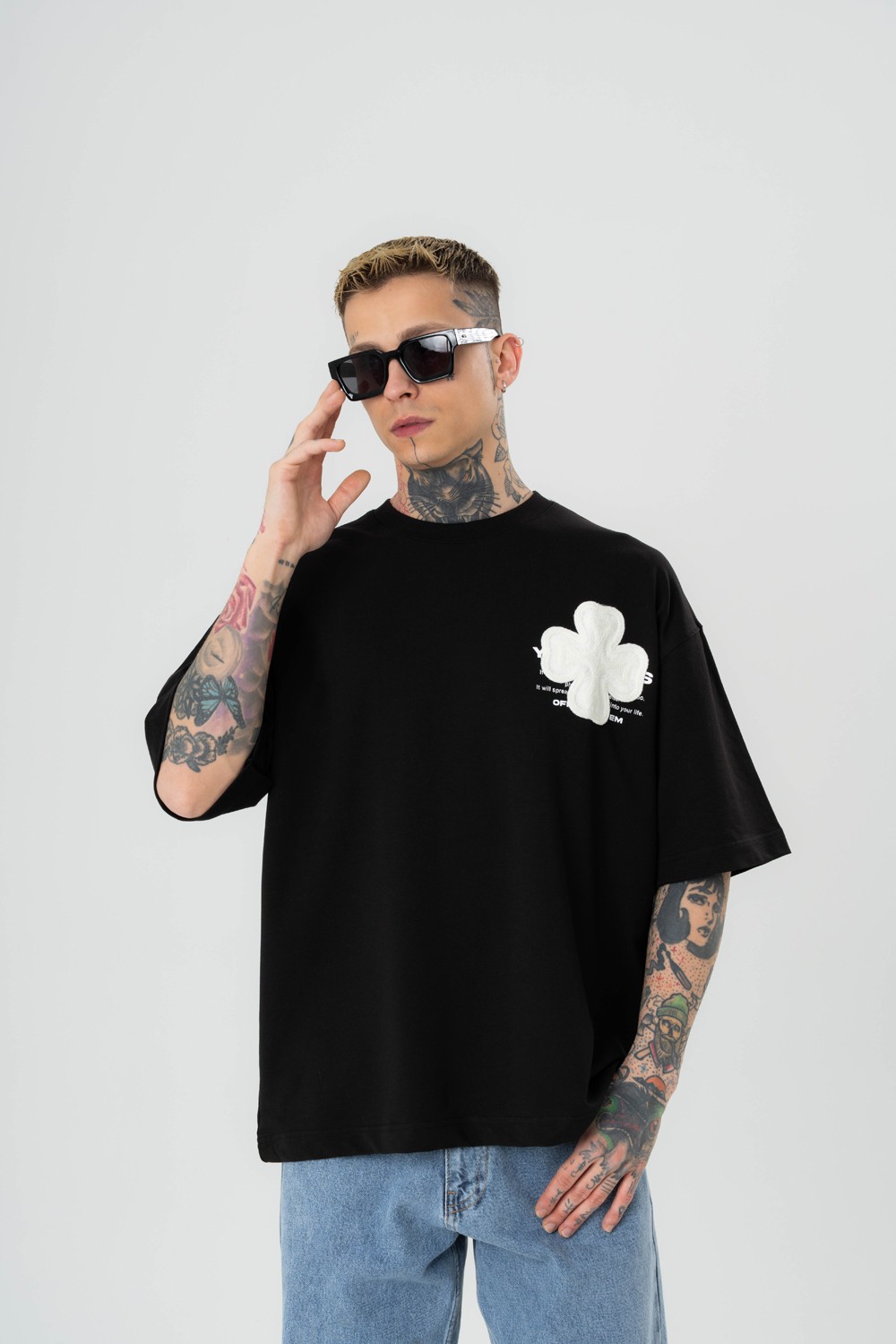 Hood Flow Patch Oversize T-shirt