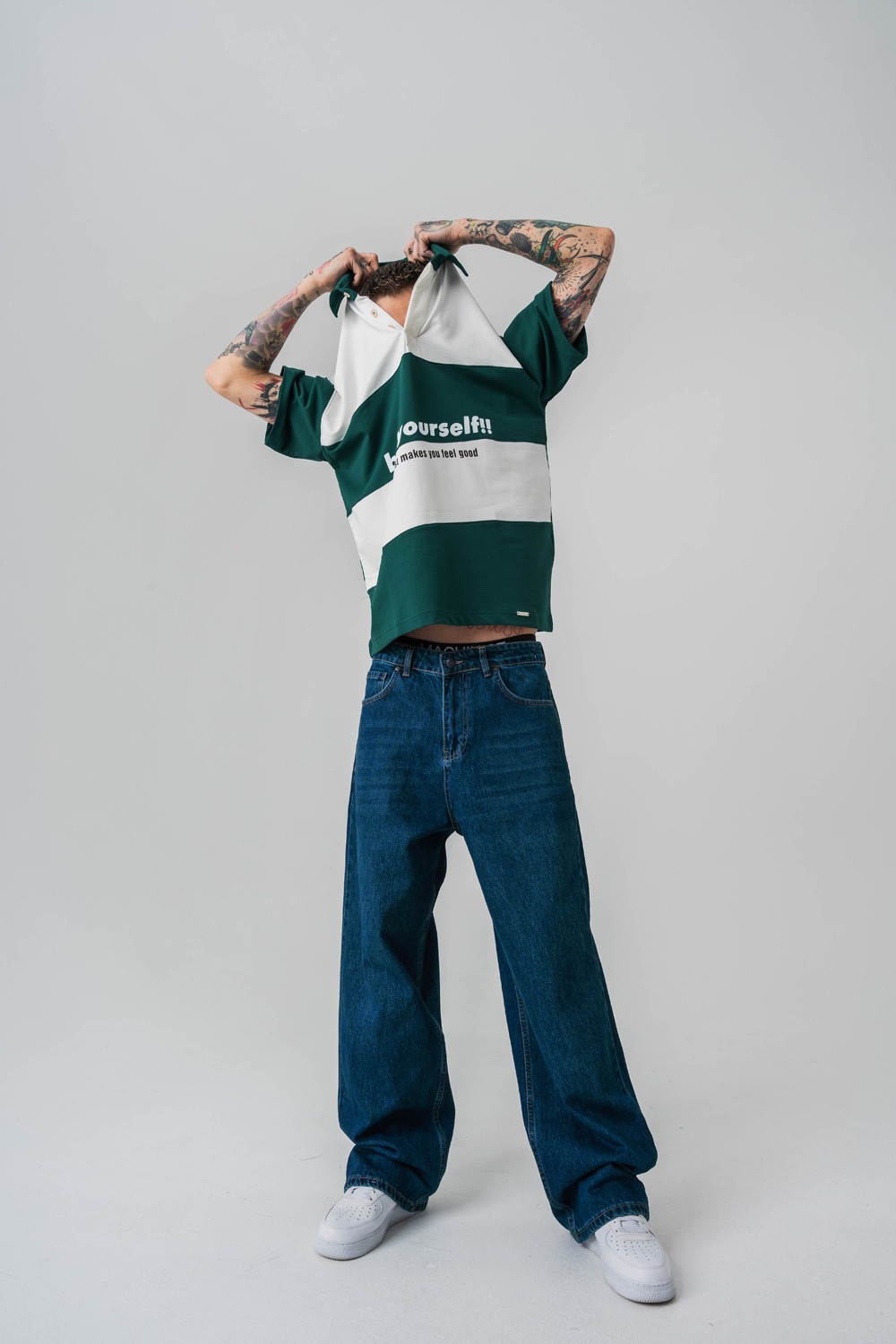 Be Yourself Polo Yaka T-shirt