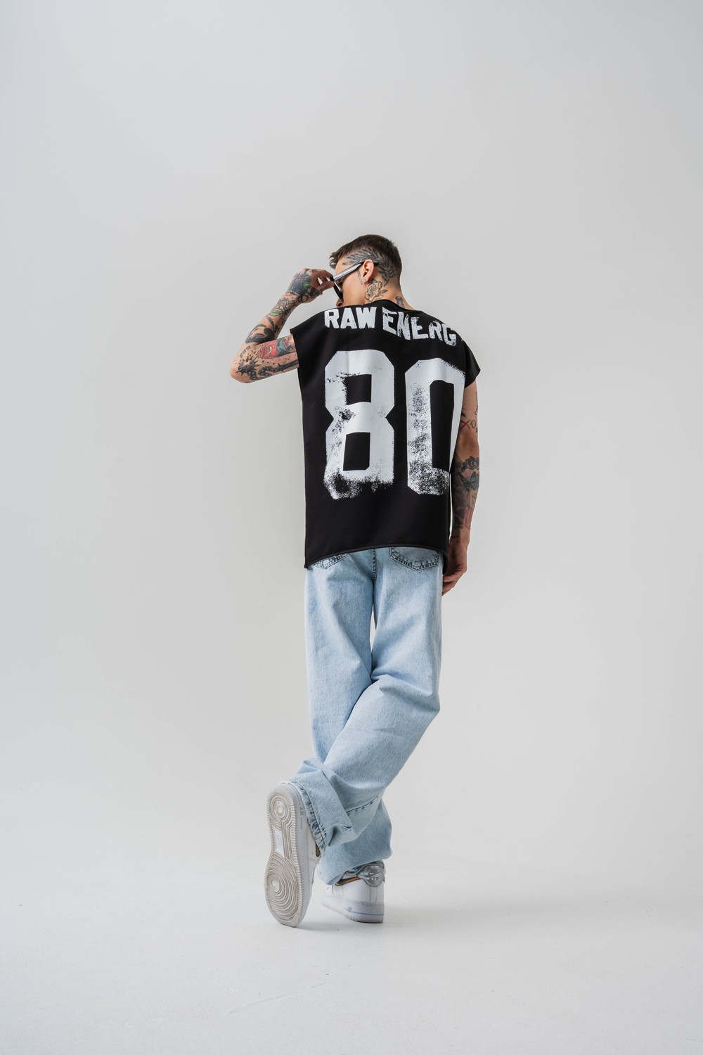 Raw Energy Kolsuz Oversize T-shirt