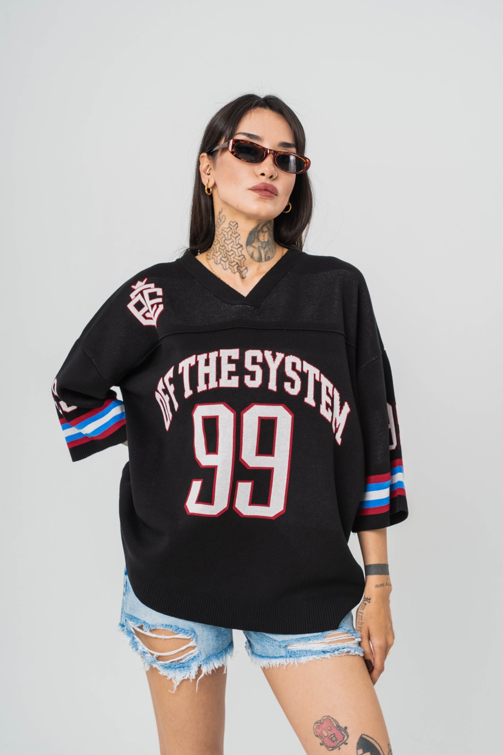 Off The System 99 Knit Oversize Triko T-shirt 