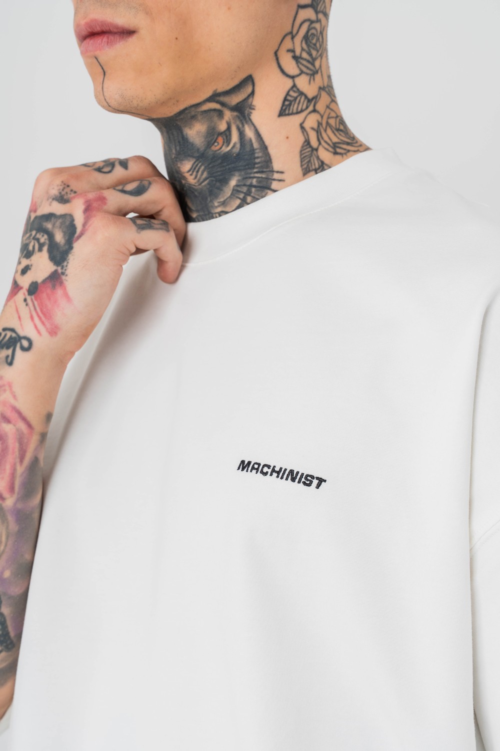 Stitch Base Dikiş Detaylı Oversize T-shirt