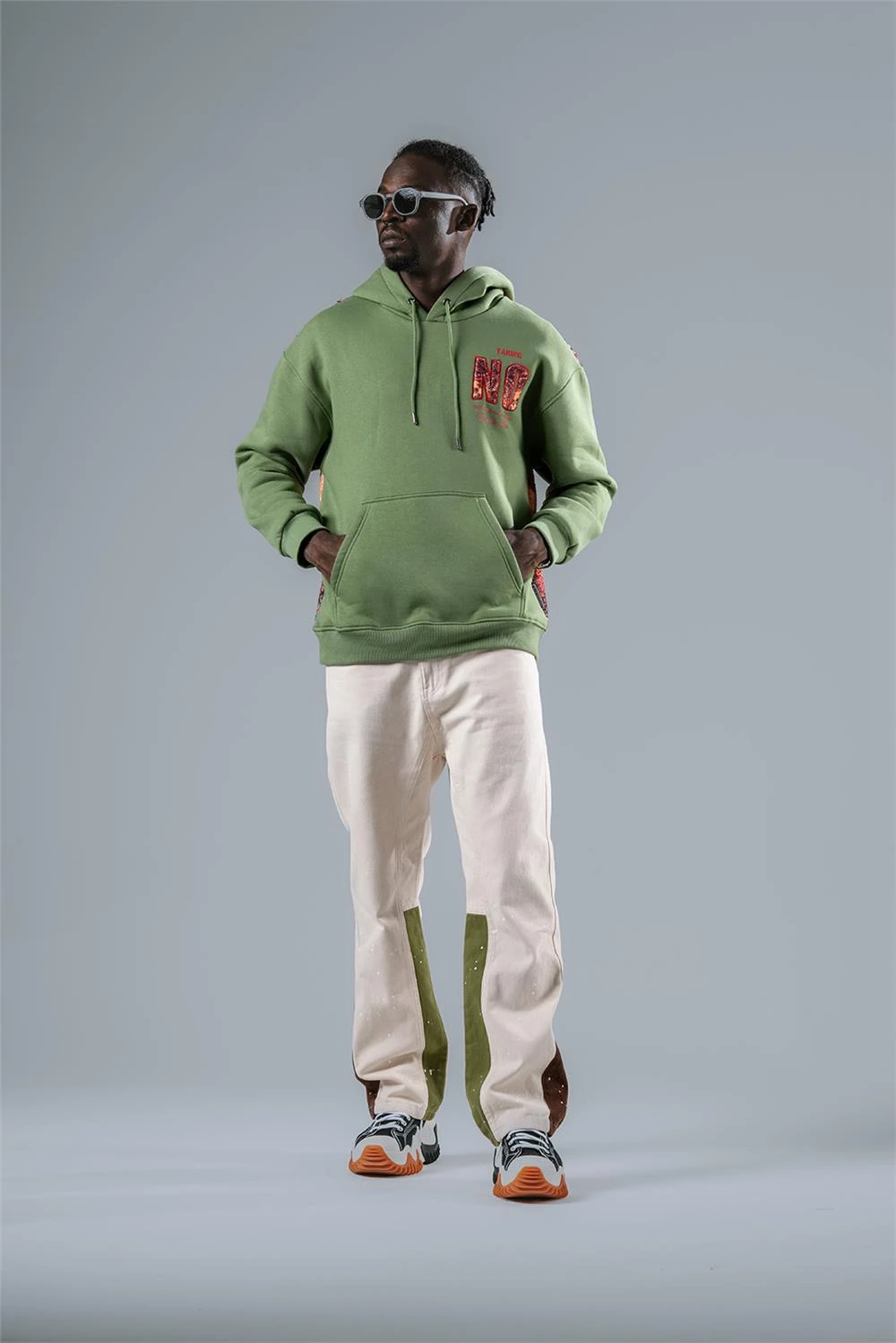 Vintage Baggy Gabardin Pantolon