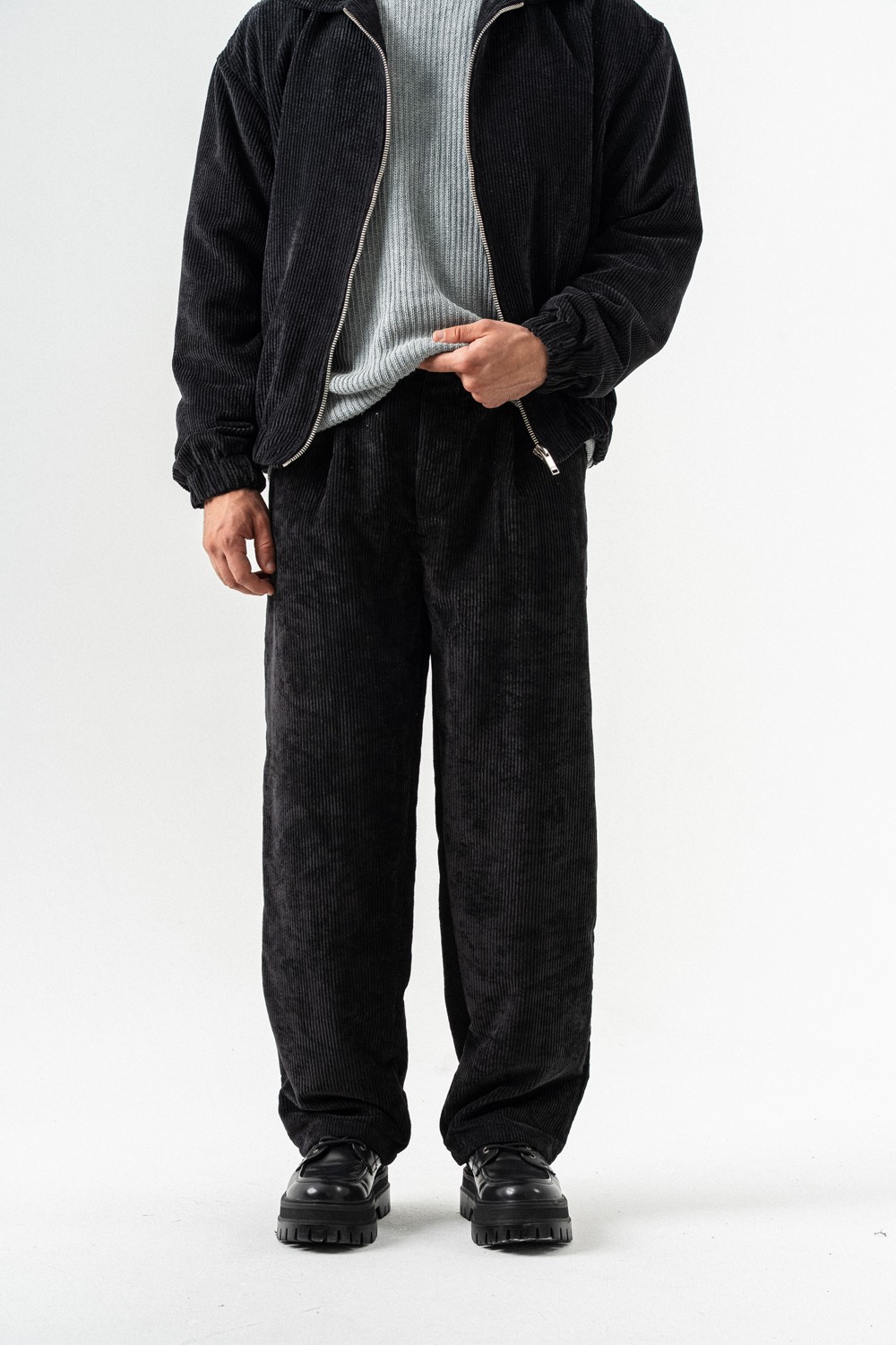 Crossway Kadife Baggy Pantolon