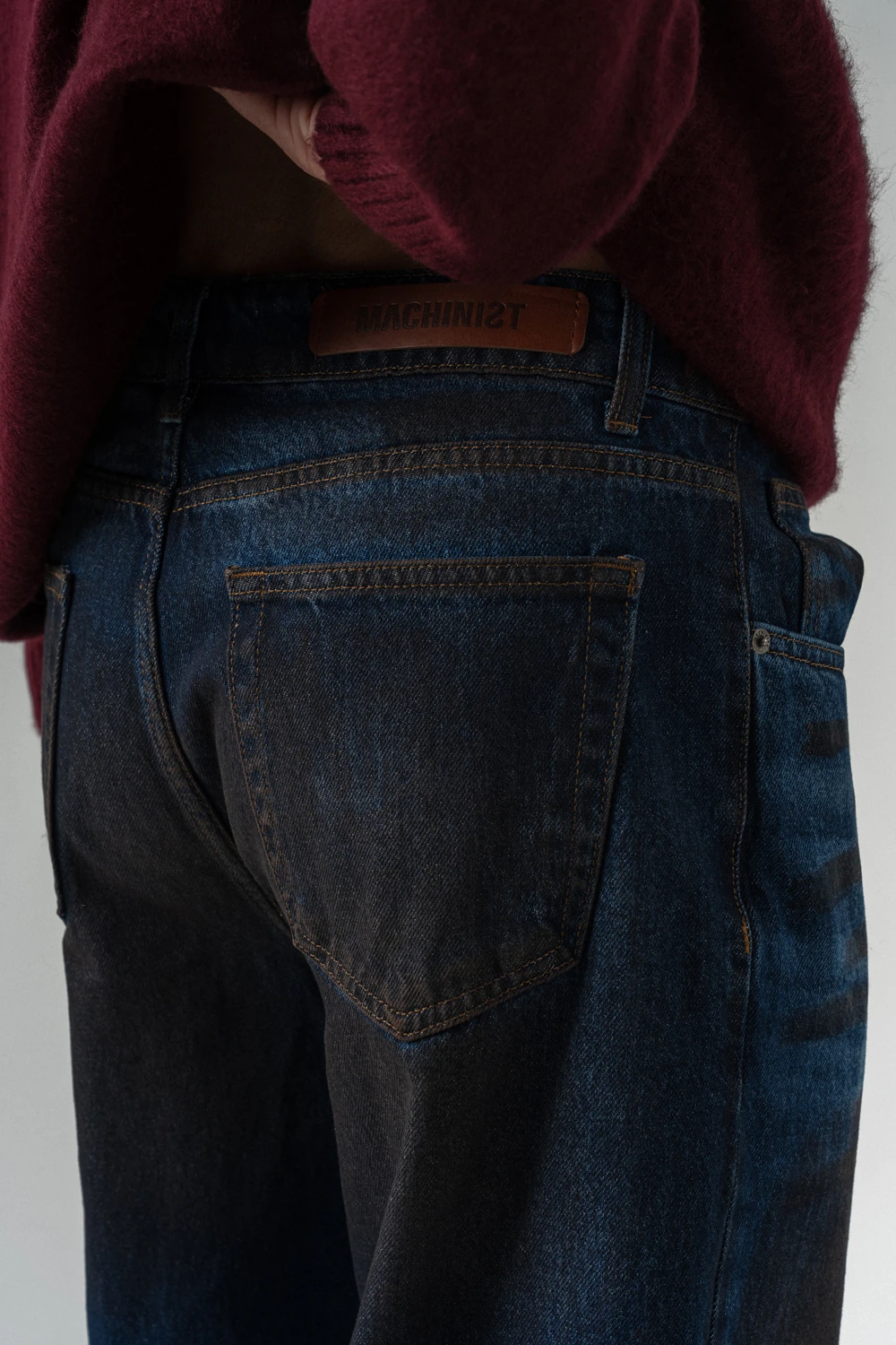 Ironfade Eskitme Detaylı Jean Baggy Pantolon