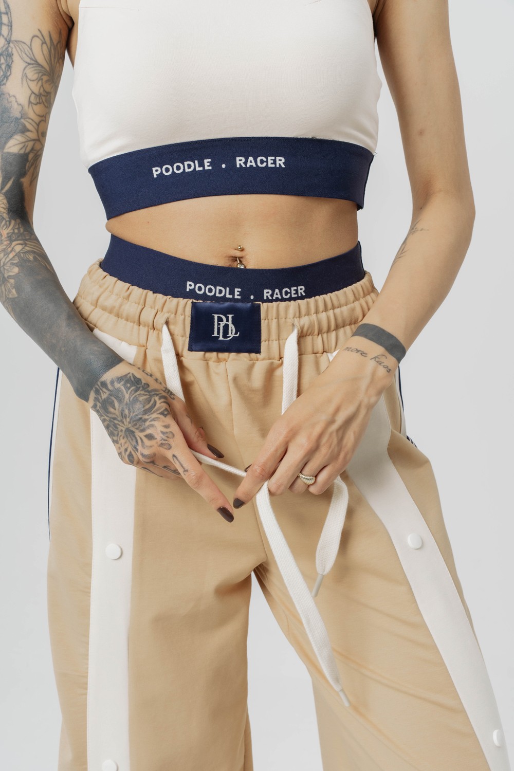 Urban Stripe Şerit ve Trok Detaylı Baggy Kadın Eşofman Alt