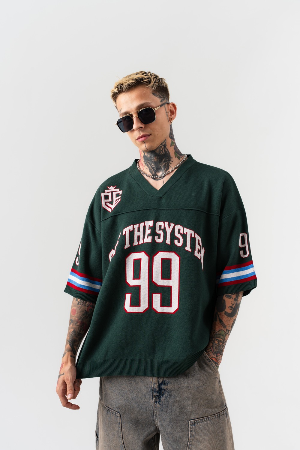Off The System 99 Knit Oversize Triko T-shirt 