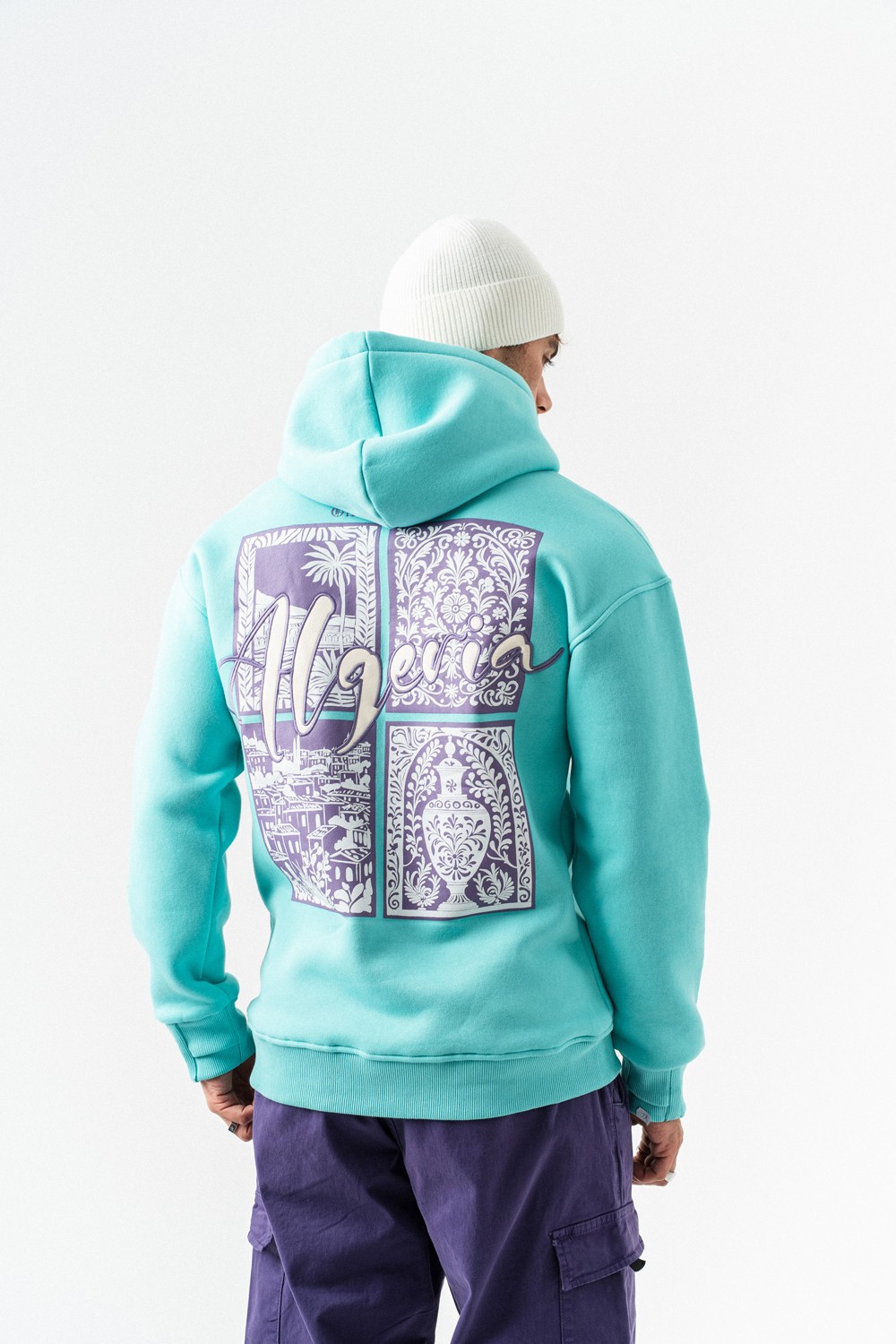 Algeria Nakış ve Patch Detay Sweatshirt Hoodie