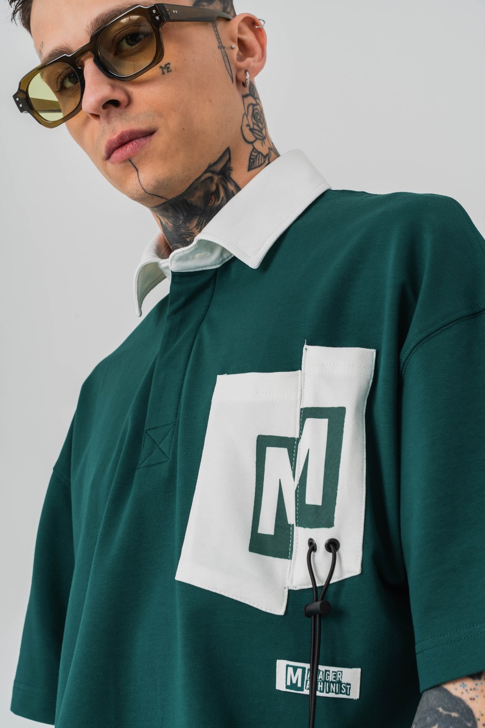 Manager Polo Yaka Oversize T-shirt