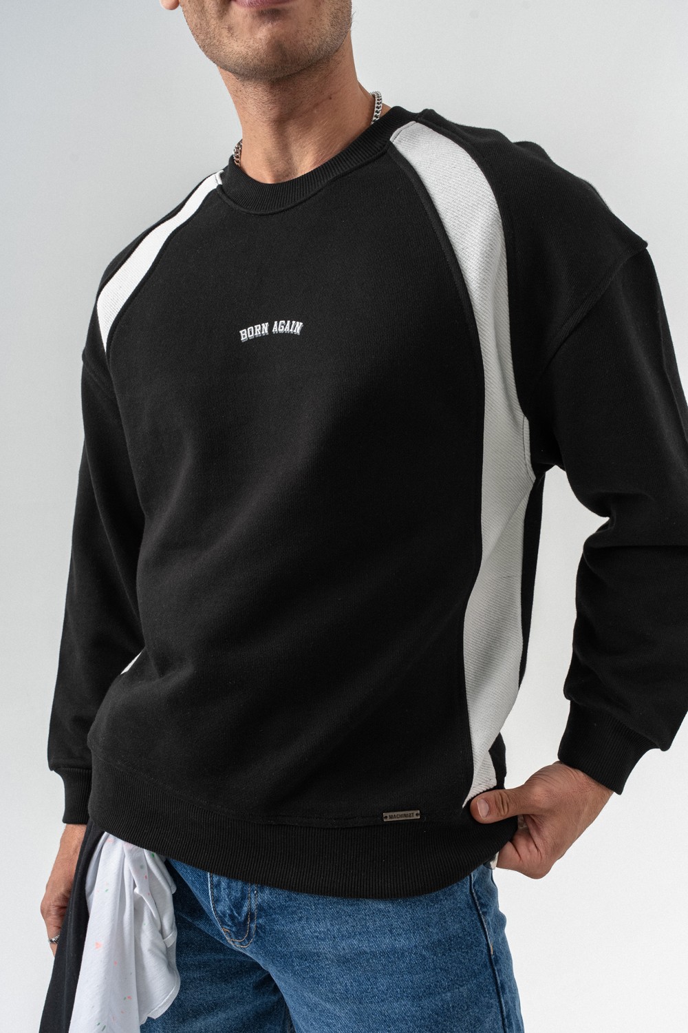 Born Again Bisiklet Yaka Sweatshirt