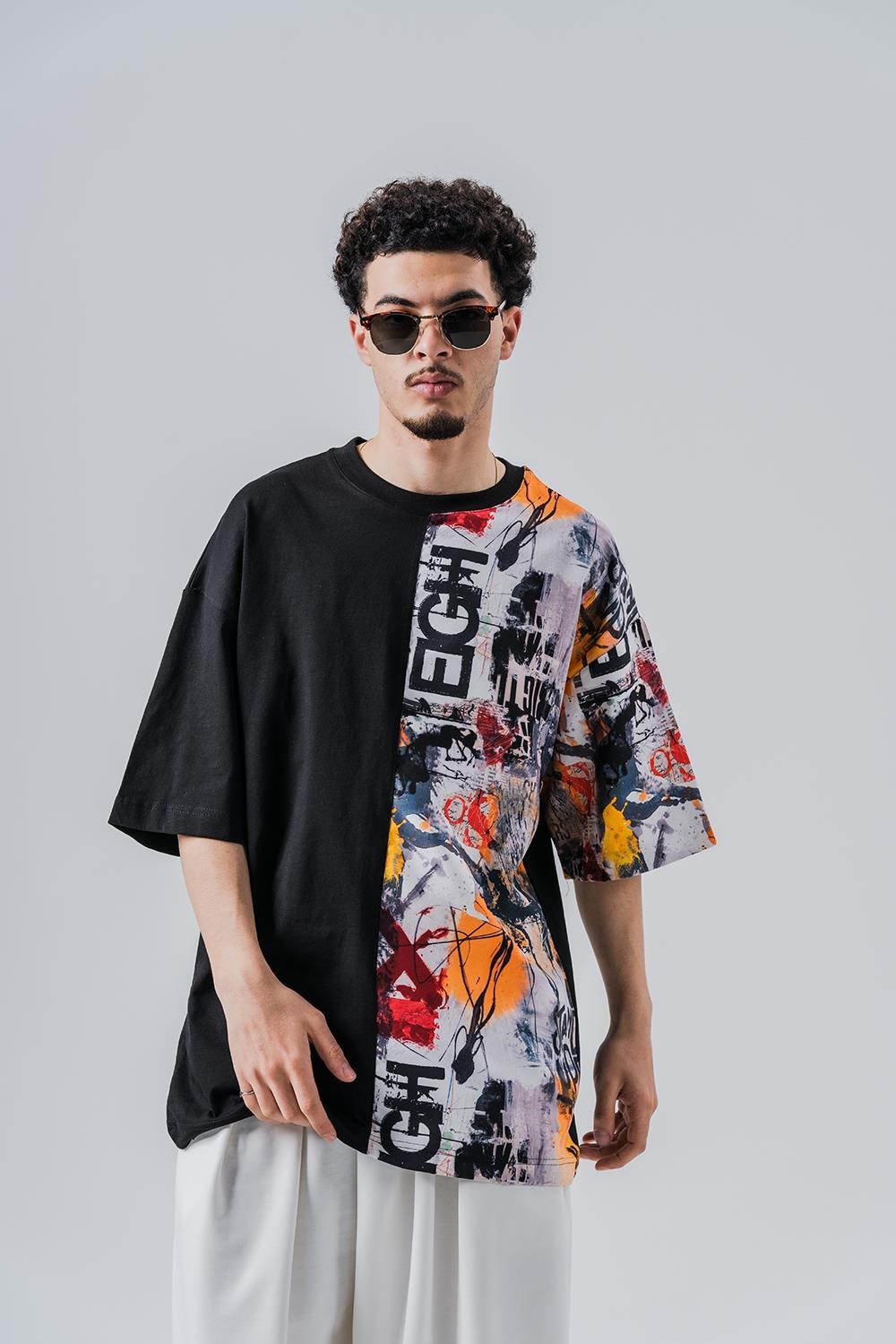 Stand Up  Bisiklet Yaka Oversize T-shirt
