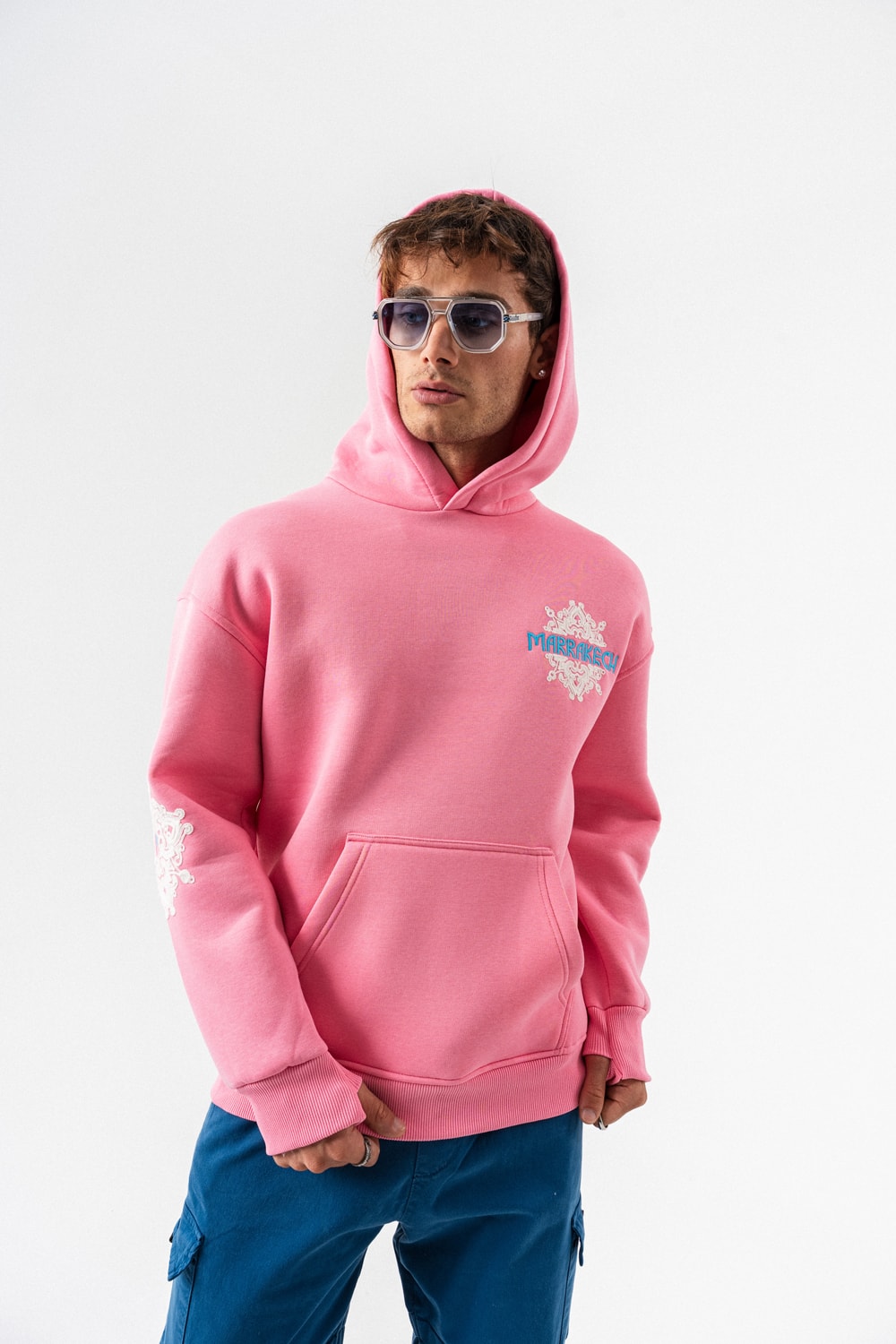 Marrakech Nakış ve Patch Detay Sweatshirt Hoodie