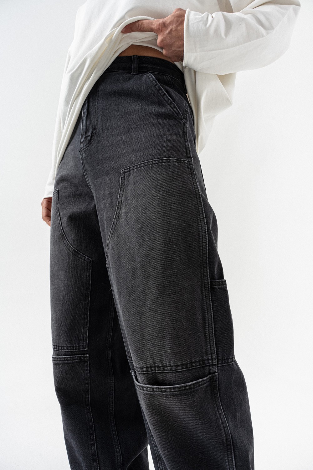 Grindcore Cep Detaylı Baggy Jean Pantolon