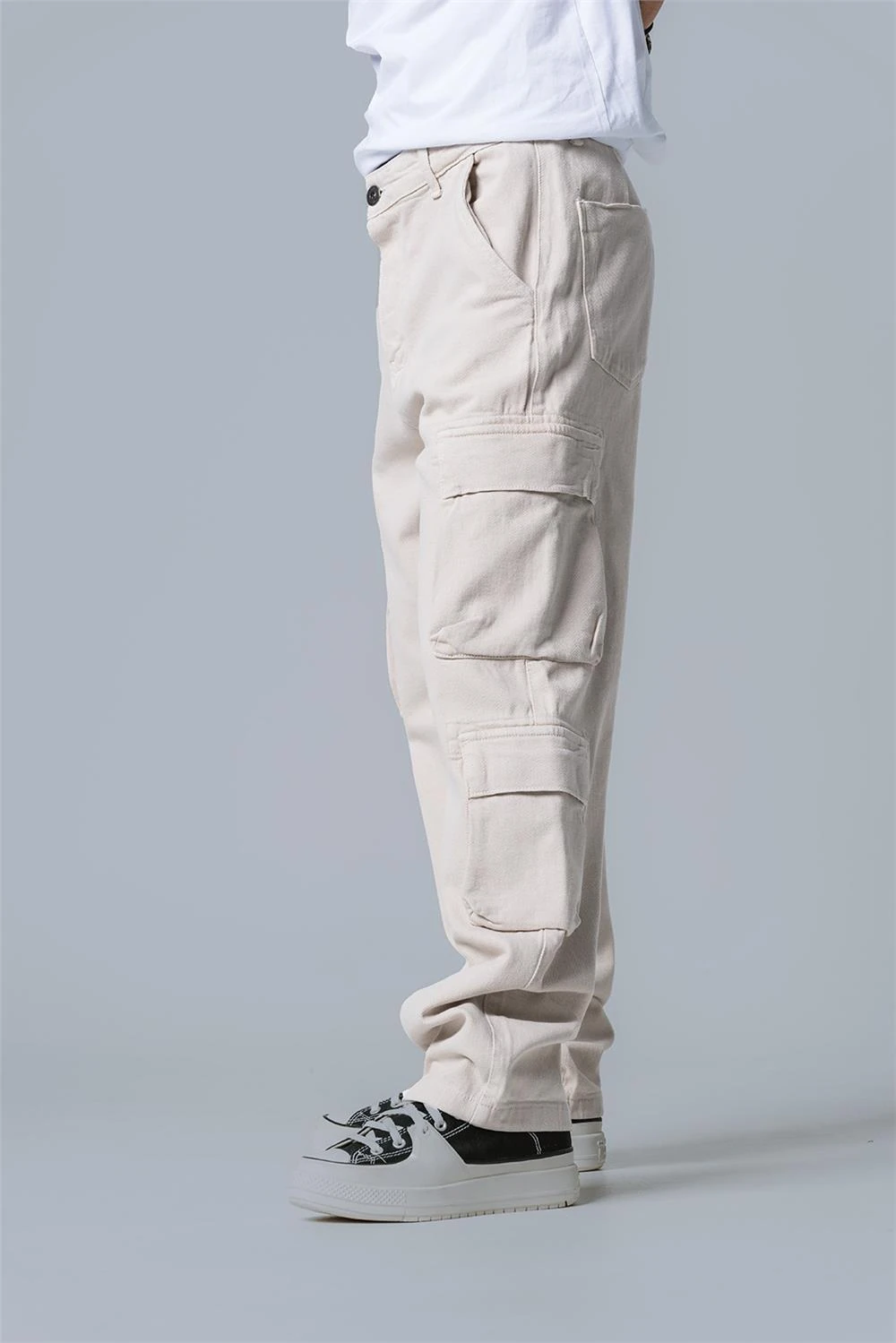 Woodcutter Bej Kargo Jean Pantolon