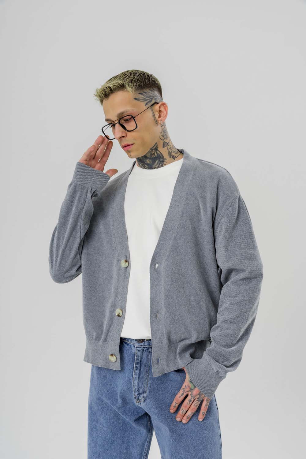 Gentleman Düğme Detaylı Hırka