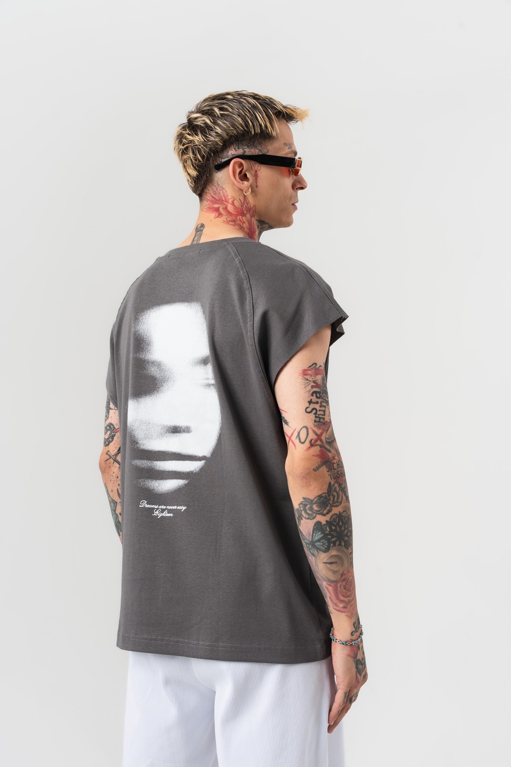 Foggy Pulse Kolsuz Oversize T-shirt