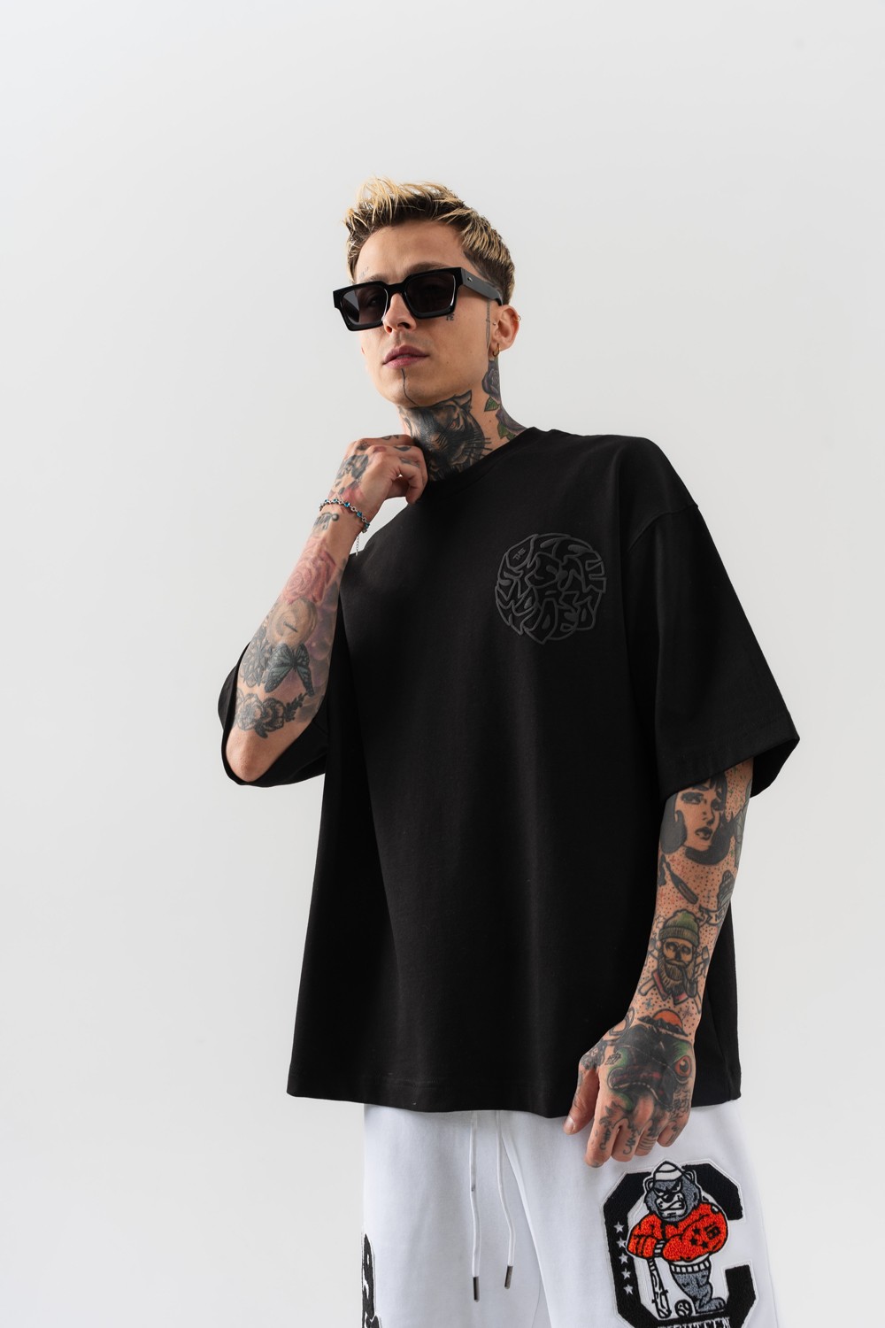 Noirline Oversize T-shirt - Siyah