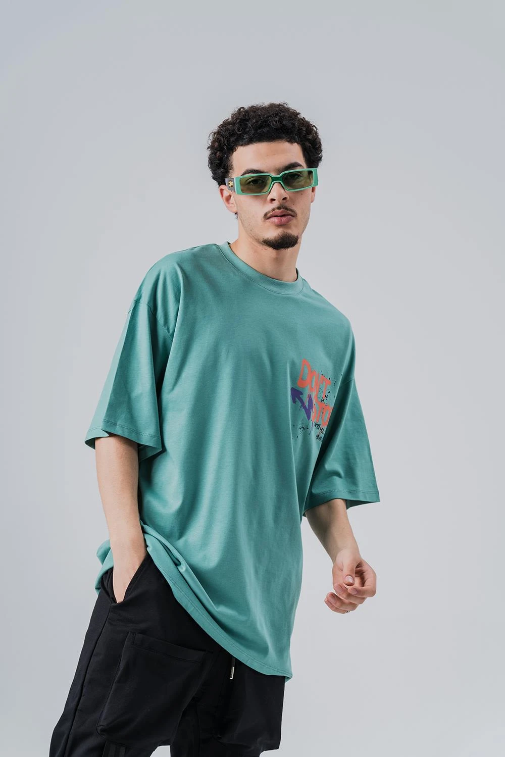 Dont Taz  Bisiklet Yaka Oversize T-shirt