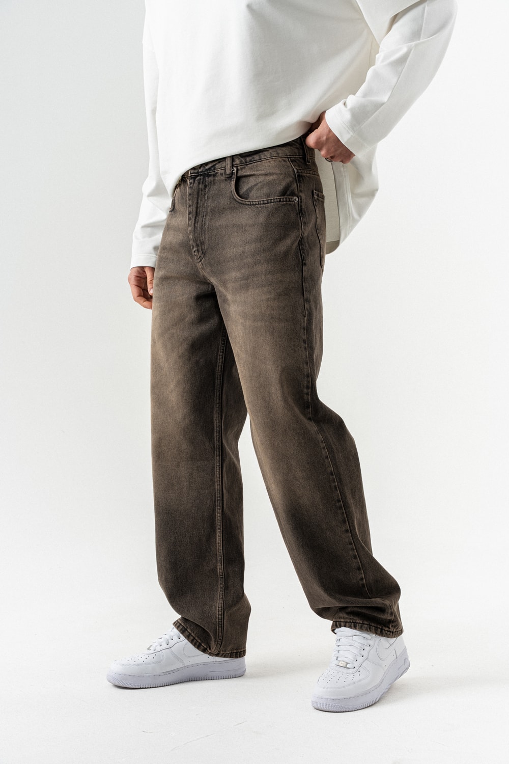 Vaultcore Yıkamlı Baggy Jean Pantolon