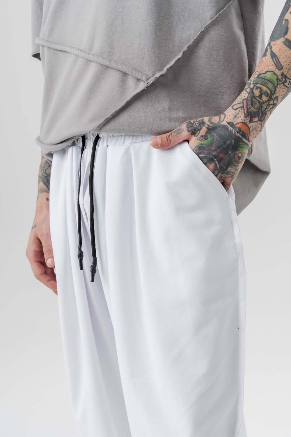 Dunk Bel Lastikli Overlok Paça Pantolon