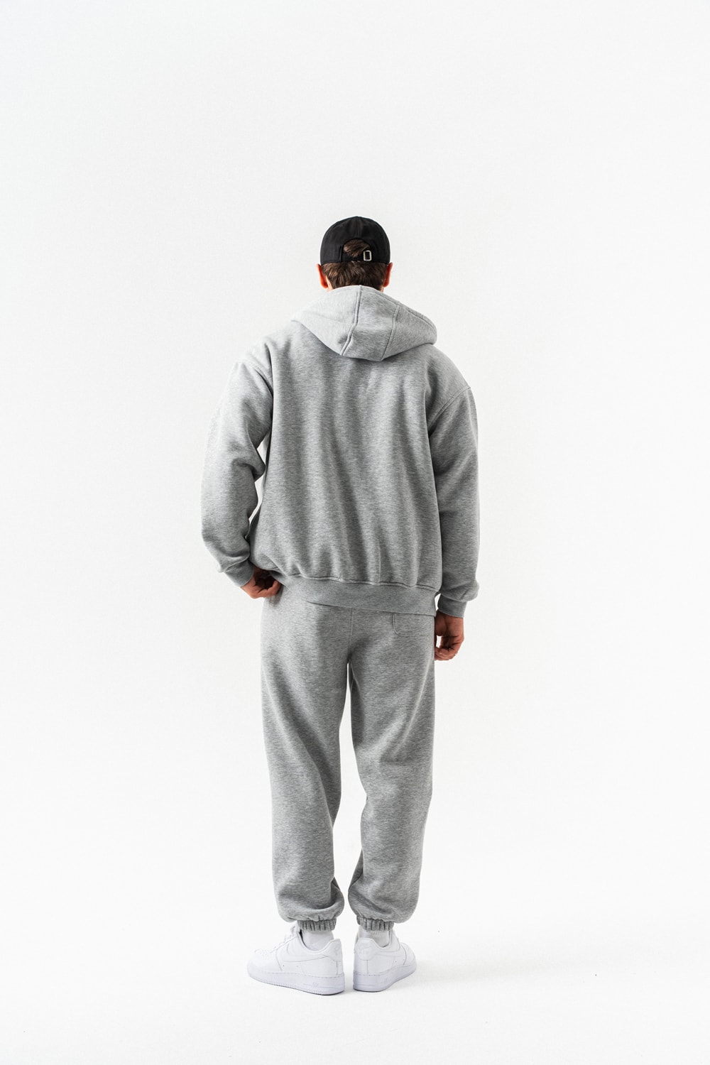 Brickstorm Fermuarlı Hoodie ve Jogger Eşofman Takımı - Grimelanj