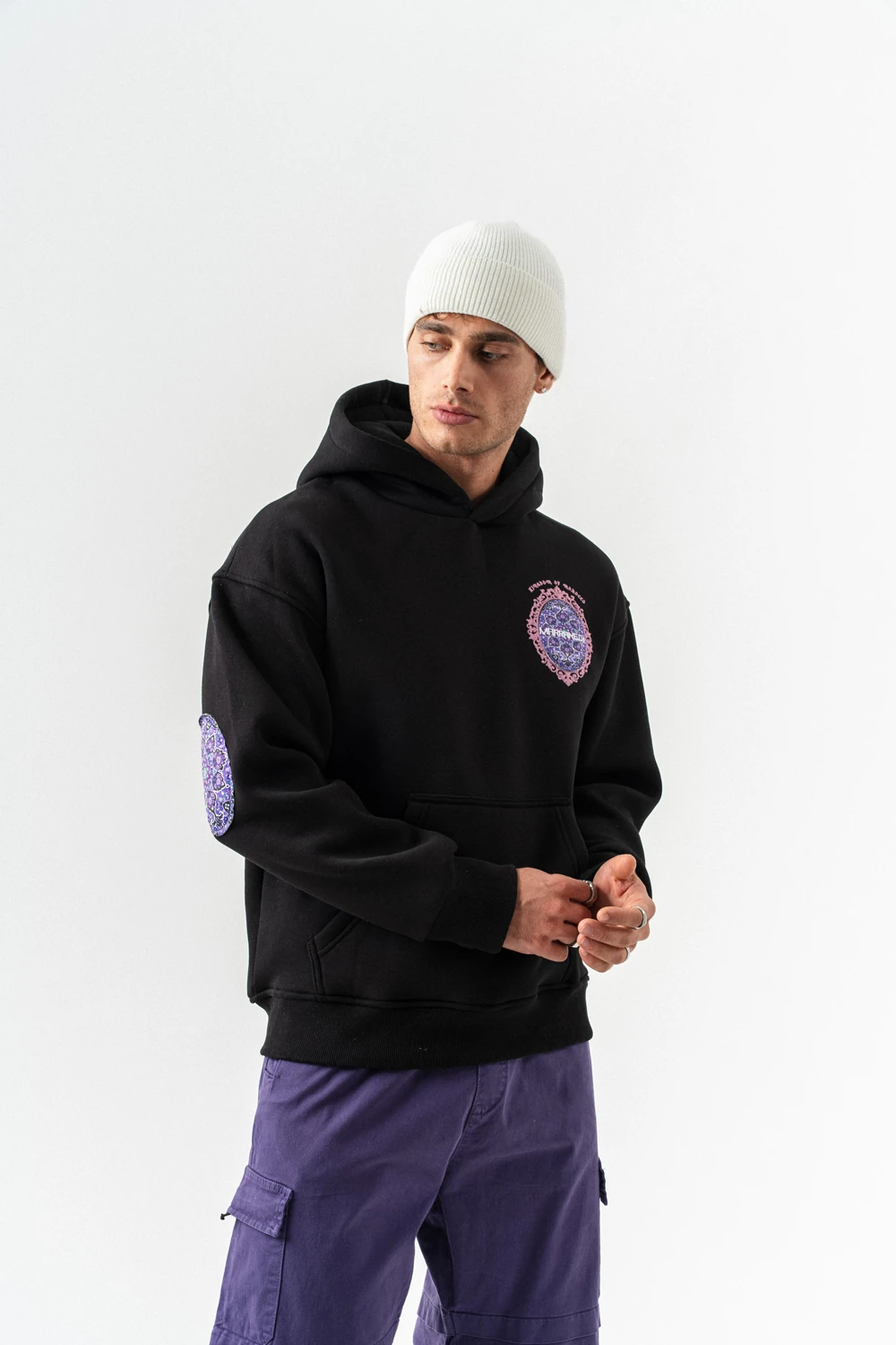 Marrakech Nakış ve Patch Detay Sweatshirt Hoodie