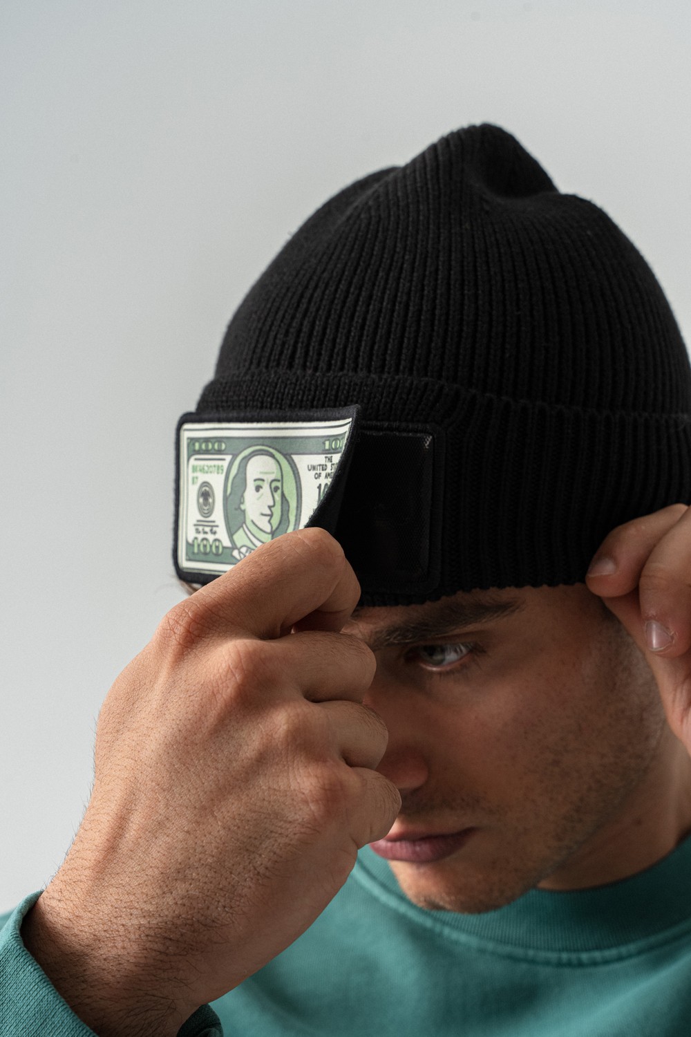 Money Cırtlı Patch Bere