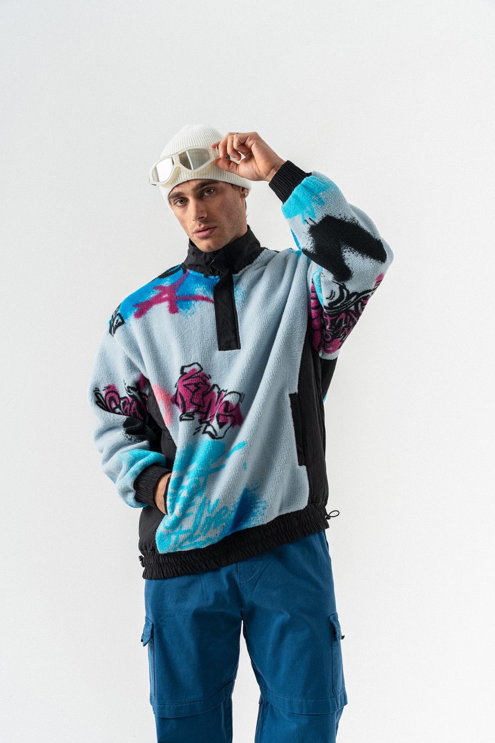Glacier Peluş Sweatshirt