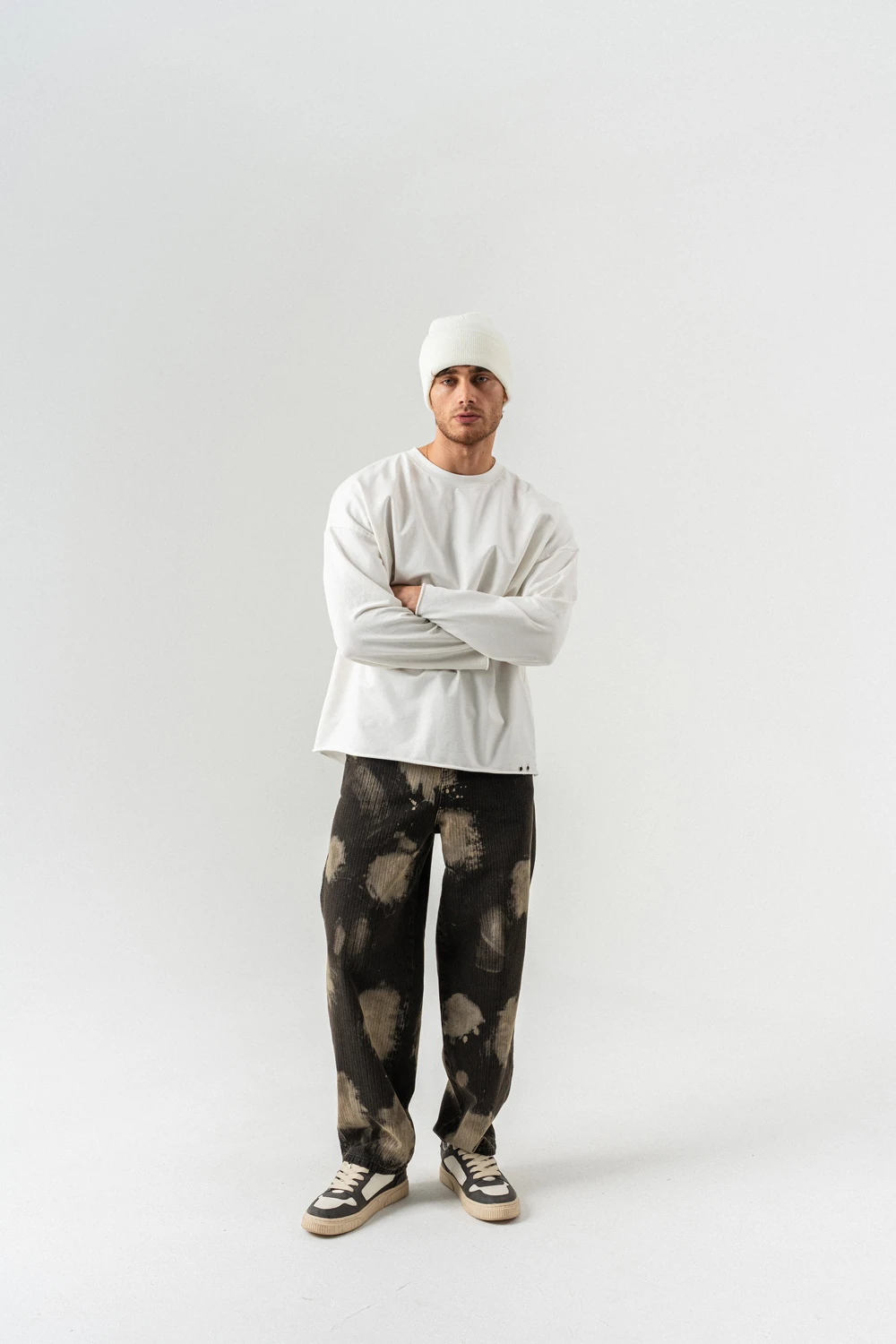 Brushdrop Yıkamalı Baggy Jean Pantolon