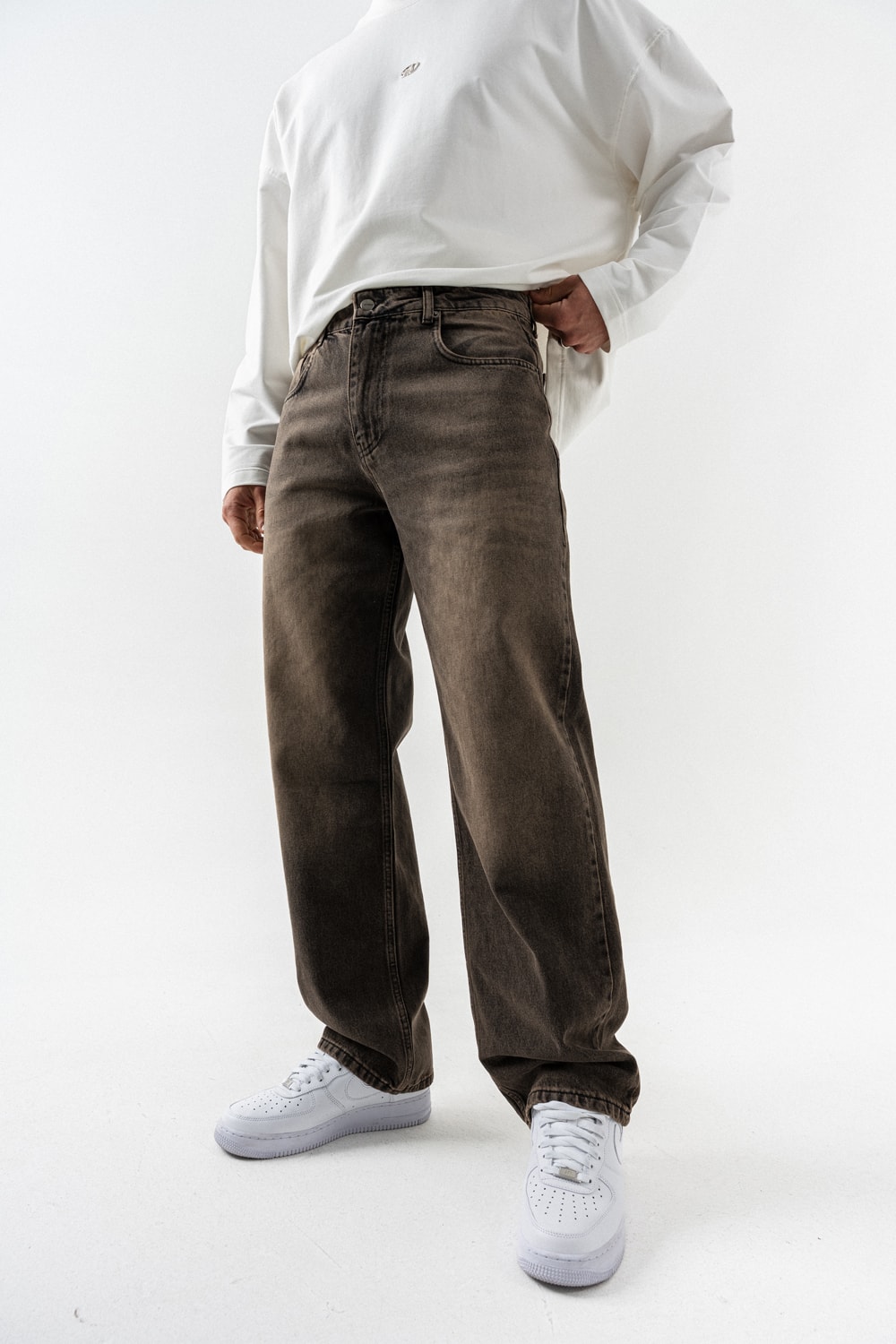 Vaultcore Yıkamlı Baggy Jean Pantolon
