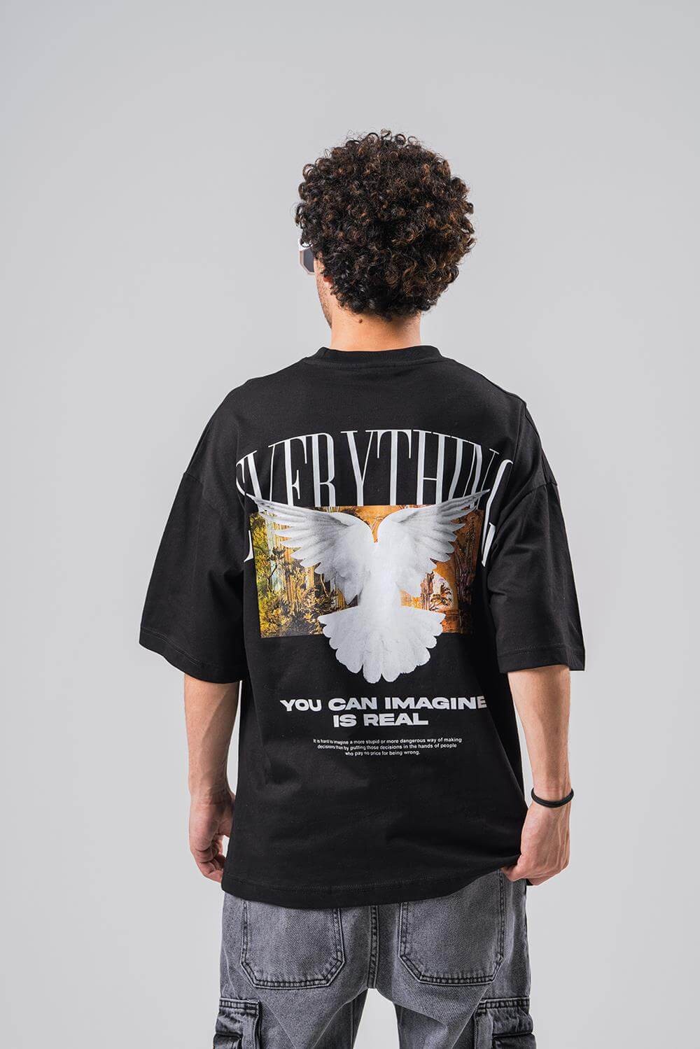 Everything  Bisiklet Yaka Oversize T-shirt