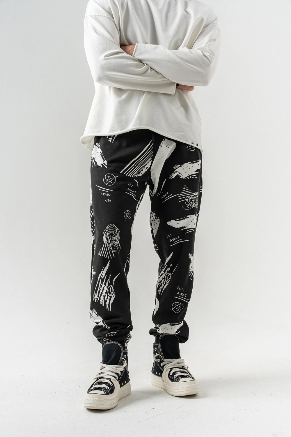 Fly Bel ve Paça Lastikli Jogger Eşofman