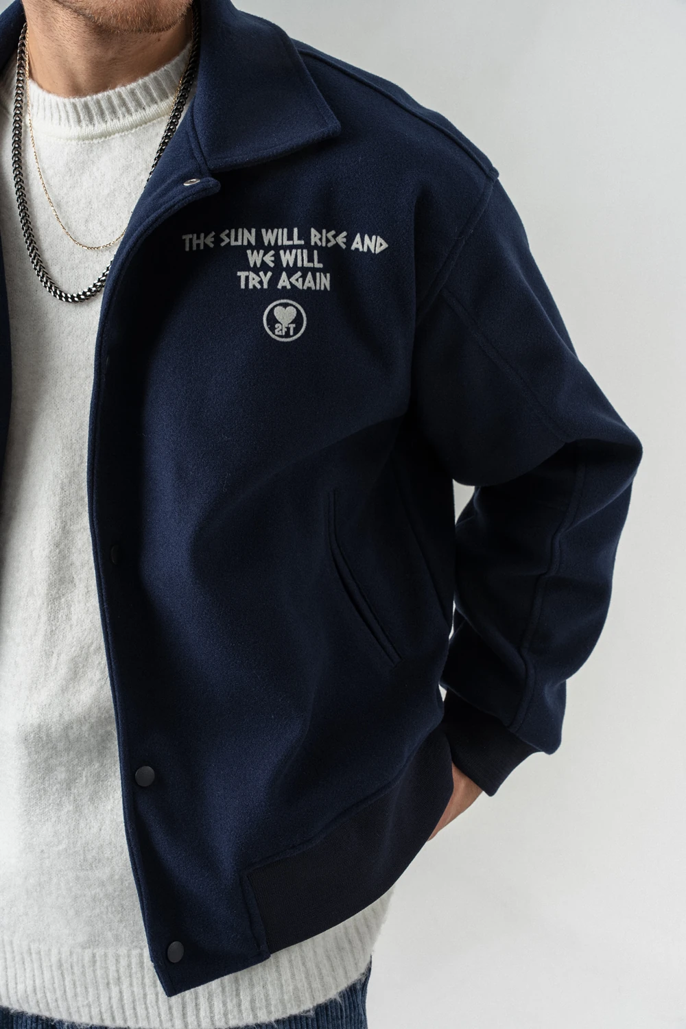 Nature Angel Sırt Baskılı Kaşe Mont