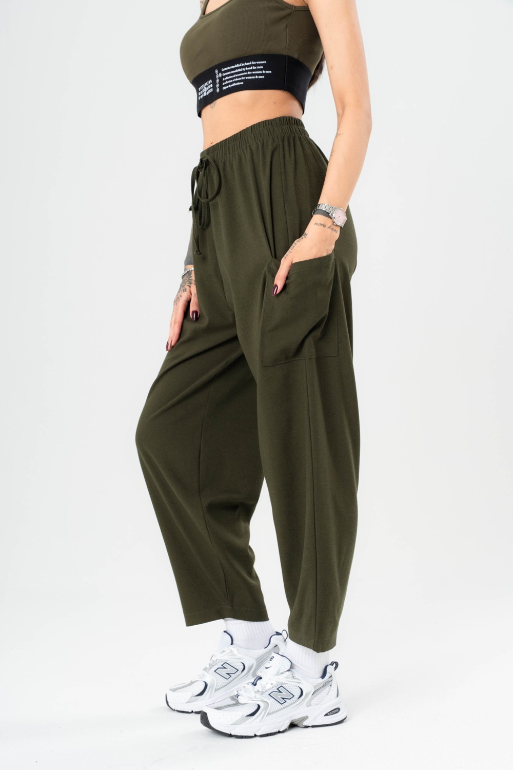 Mabel Kargo Cep Detaylı Kadın Pantolon