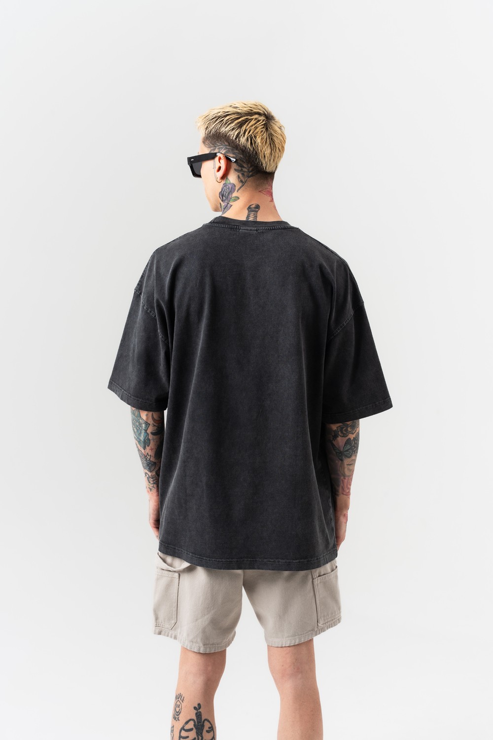 Mutezone Yıkamalı Oversize T-shirt