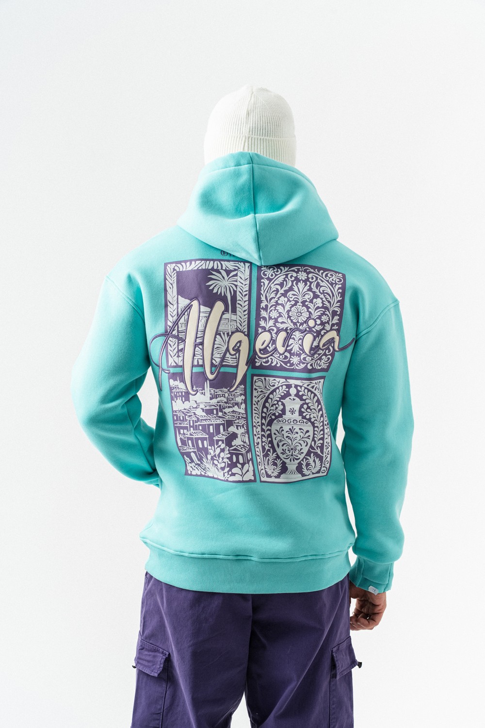 Algeria Nakış ve Patch Detay Sweatshirt Hoodie