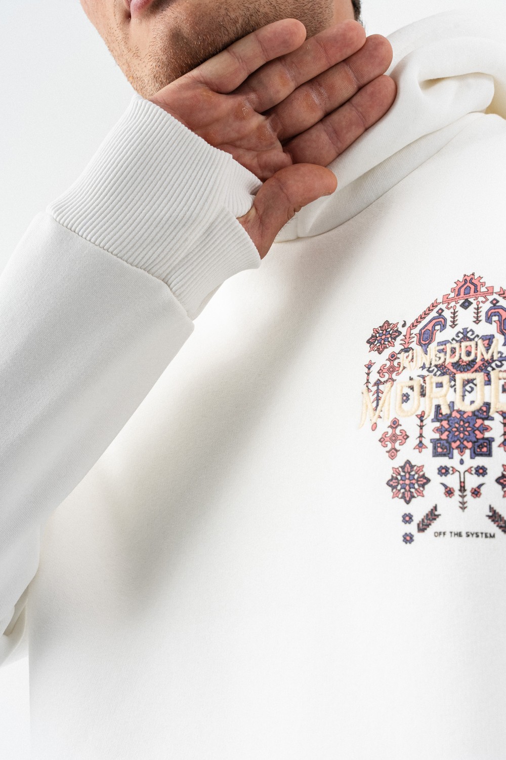Morocco Nakış ve Patch Detay Sweatshirt Hoodie