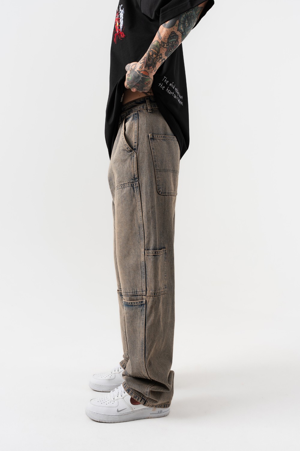 Grindcore Cep Detaylı Baggy Jean Pantolon