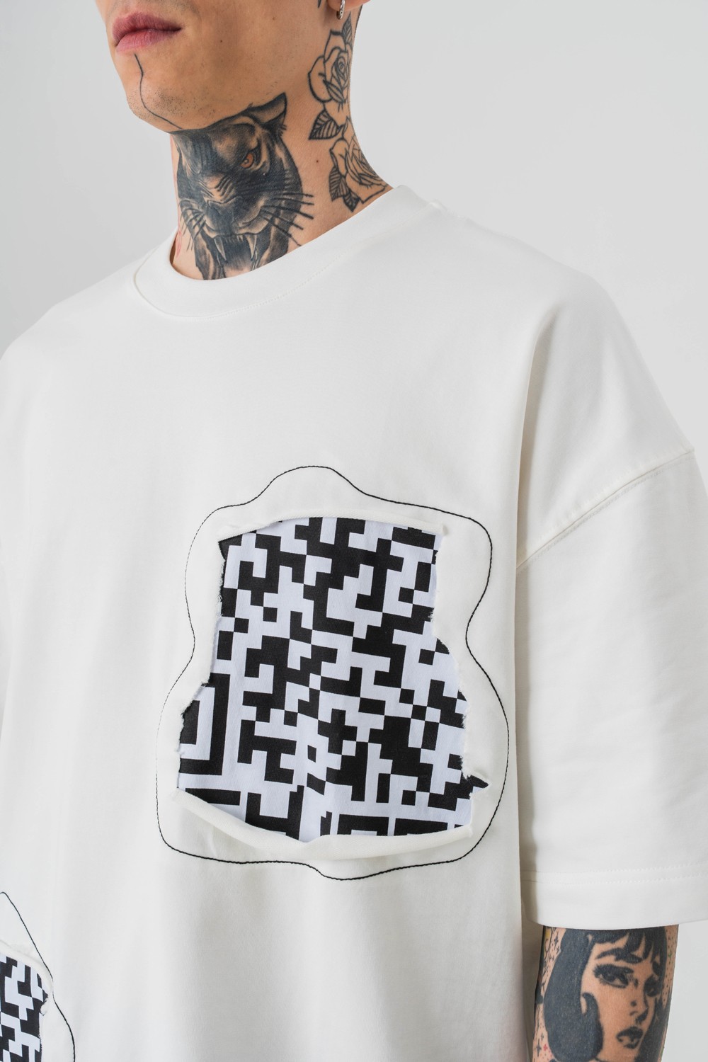 QR Code Oversize T-shirt