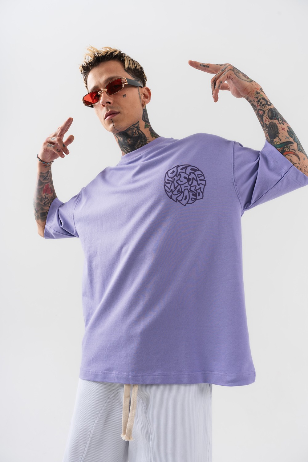 Noirline Oversize T-shirt - Mor