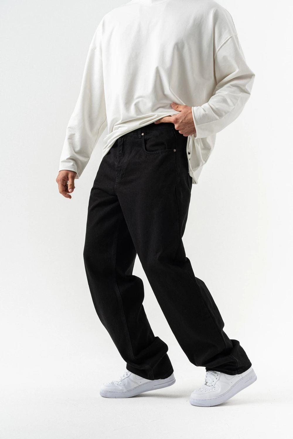 Nightgrid Jean Baggy Pantolon