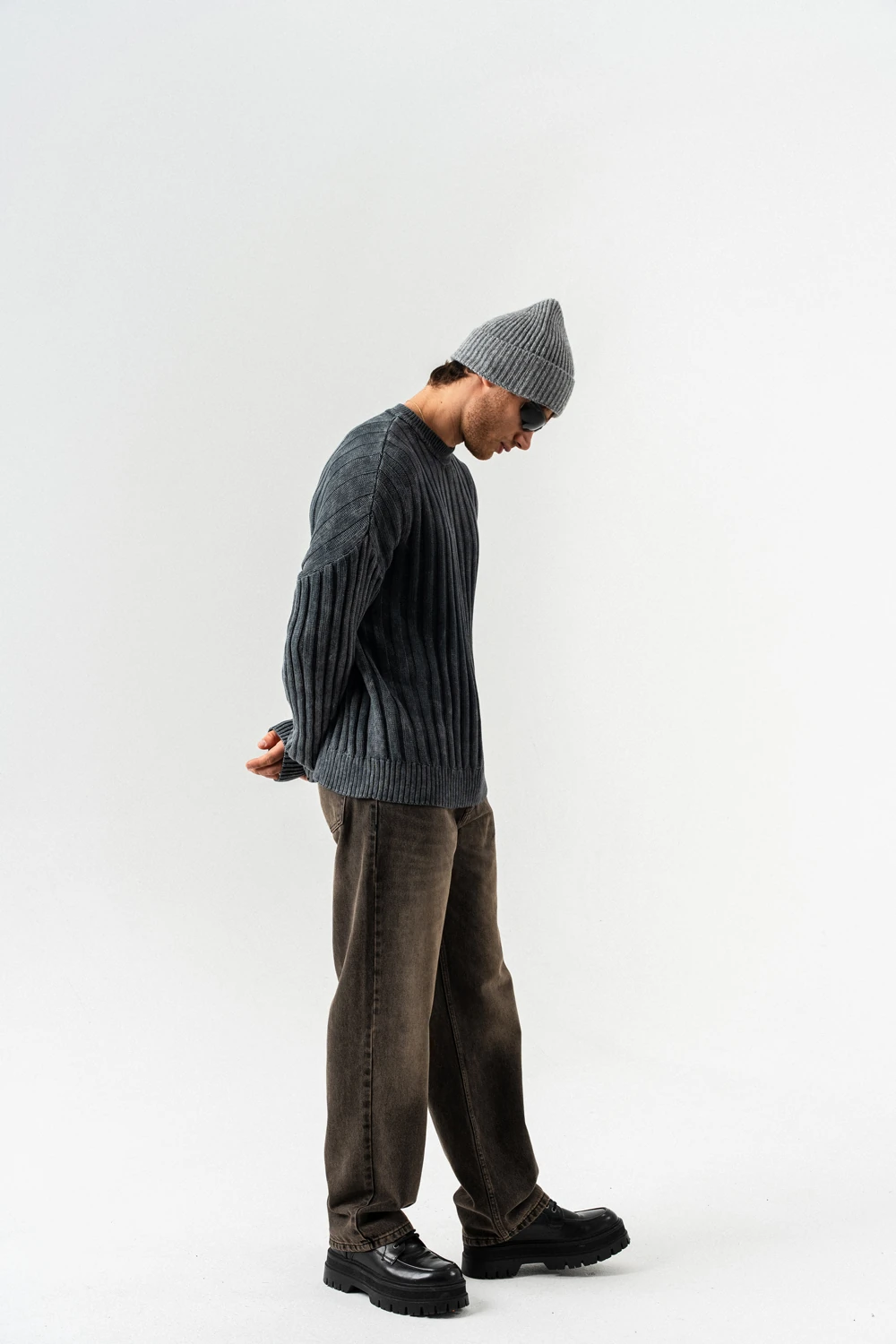 Realm Bisiklet Yaka Triko Kazak