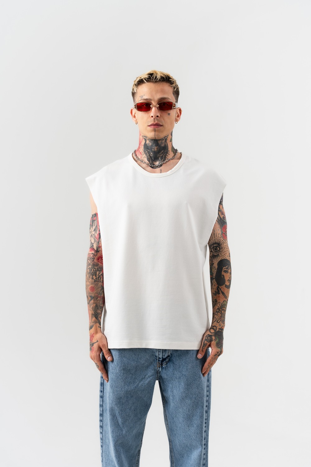 Number 1 Kolsuz Oversize T-shirt