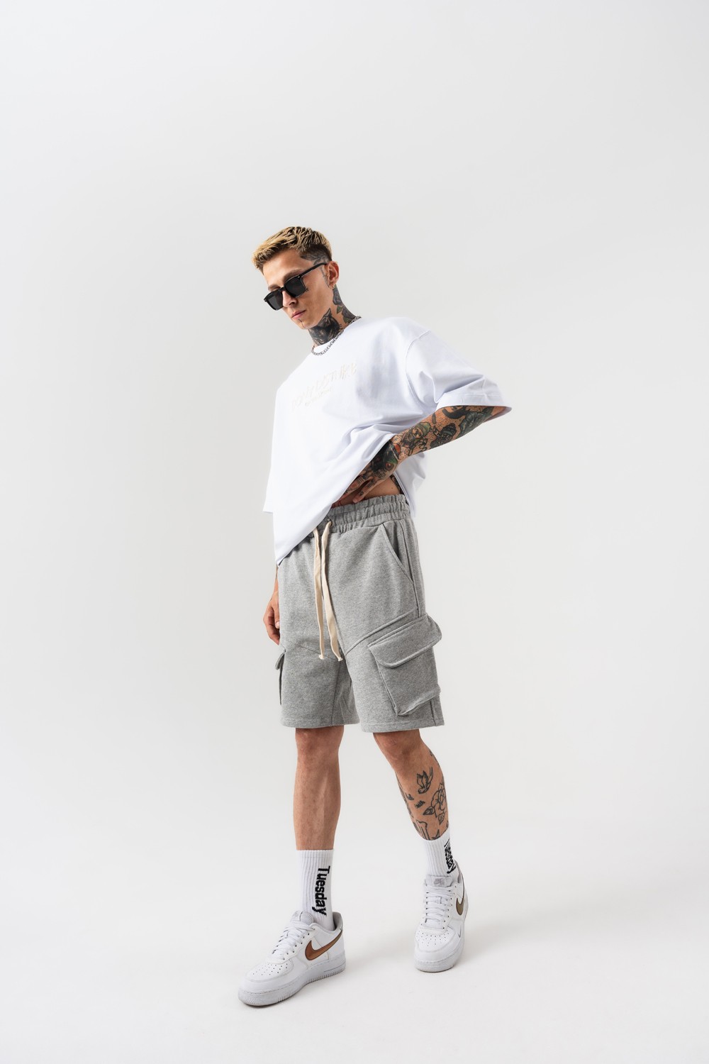 Patchrun Kargo Oversize Şort