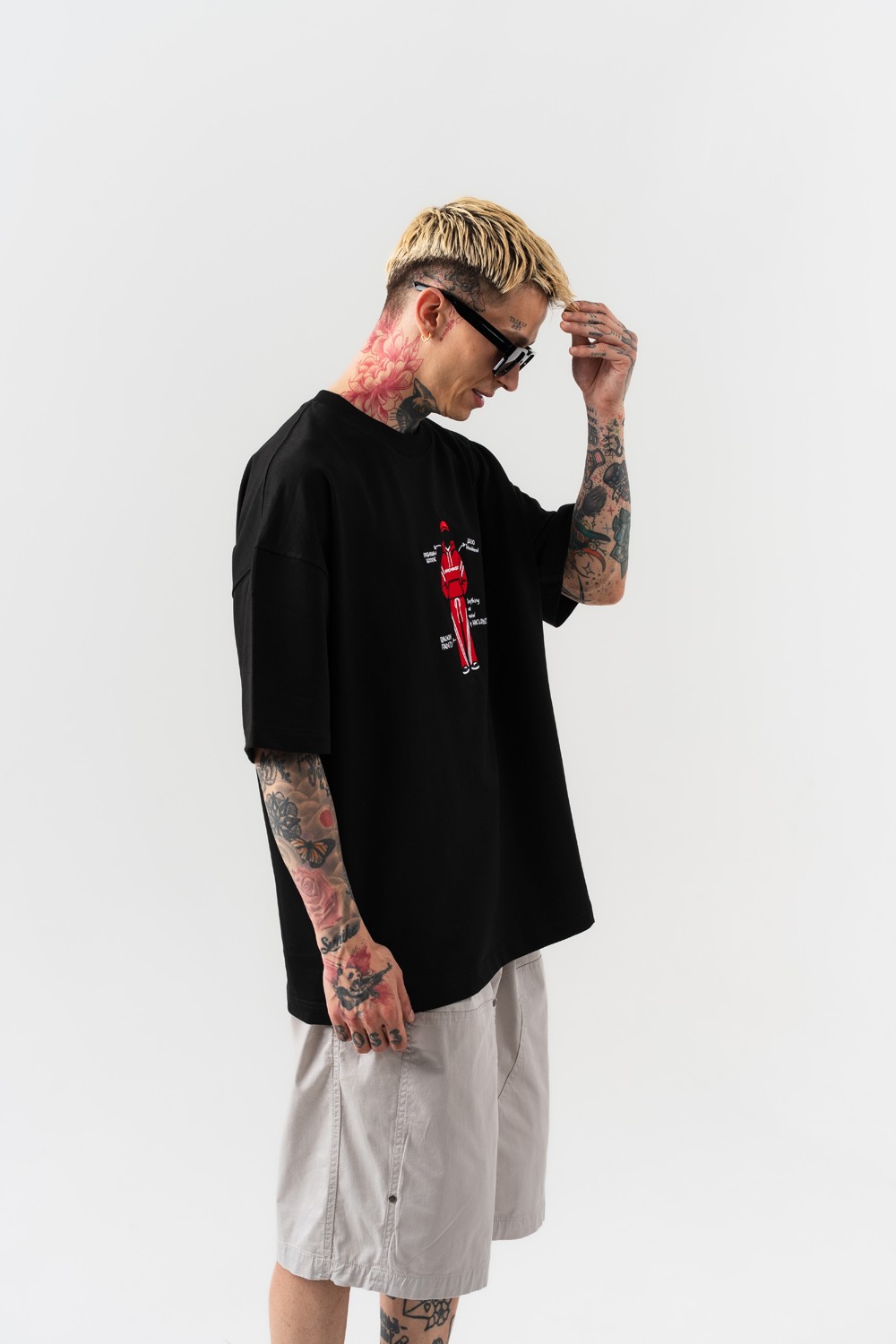 Haze Nakış Detaylı Oversize T-shirt