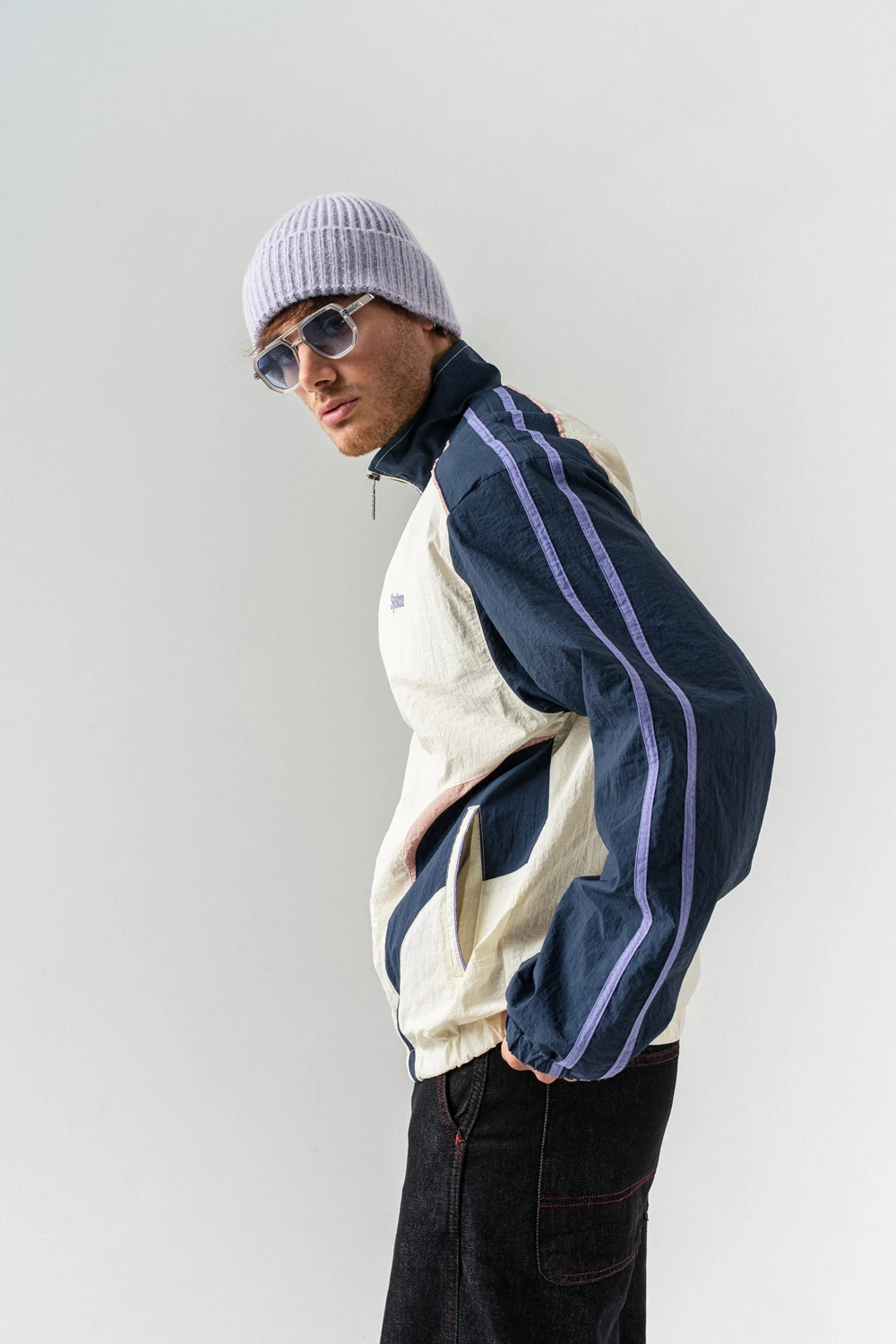 Fallbreak Paraşüt Kumaş Fermuarlı Vintage Rüzgarlık Mont