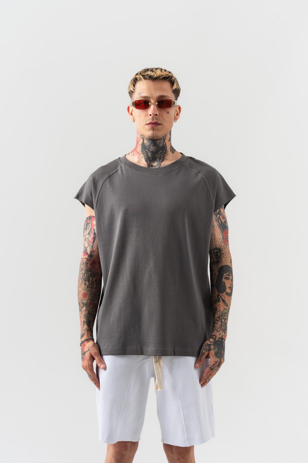 Foggy Pulse Kolsuz Oversize T-shirt