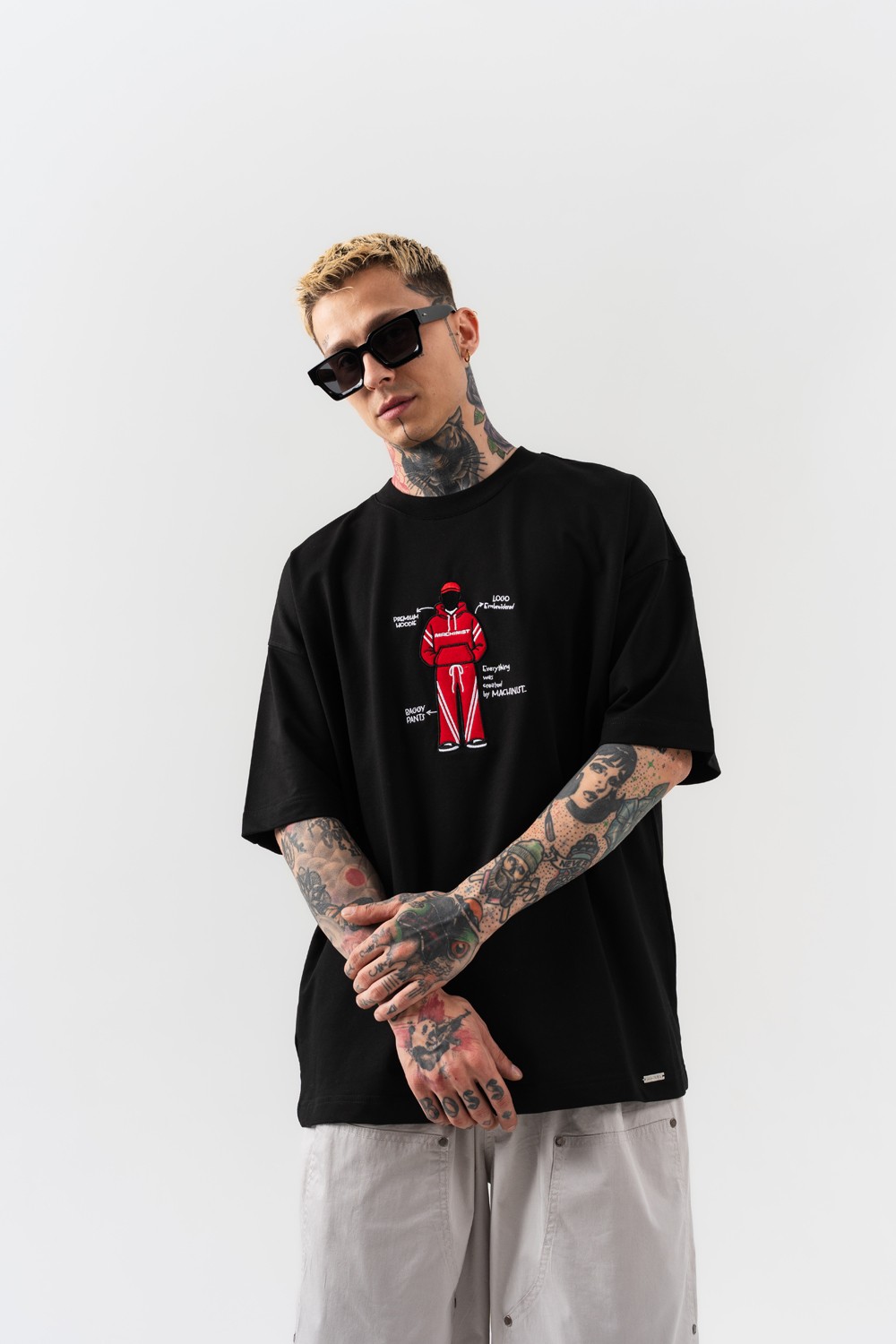 Haze Nakış Detaylı Oversize T-shirt