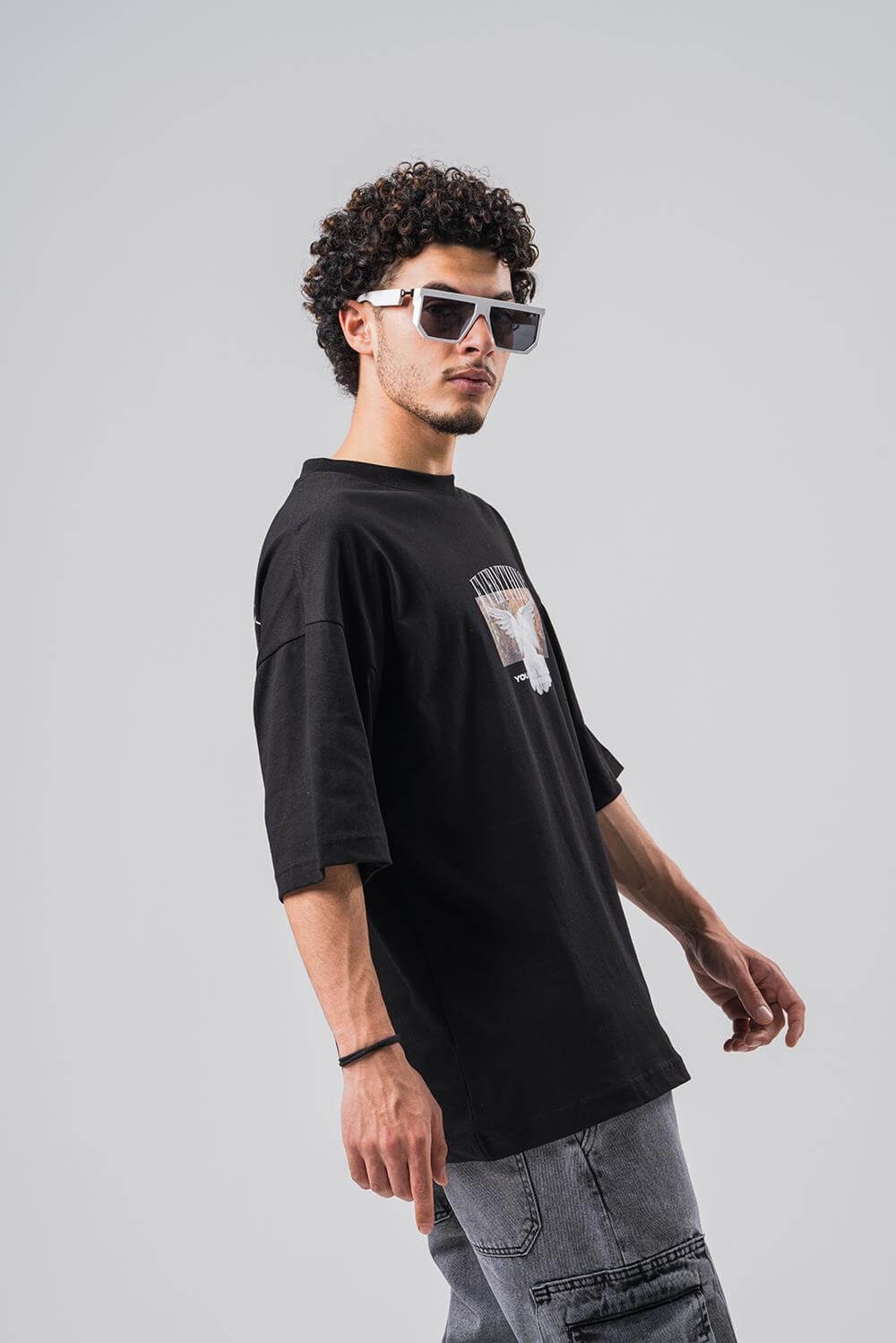 Everything  Bisiklet Yaka Oversize T-shirt