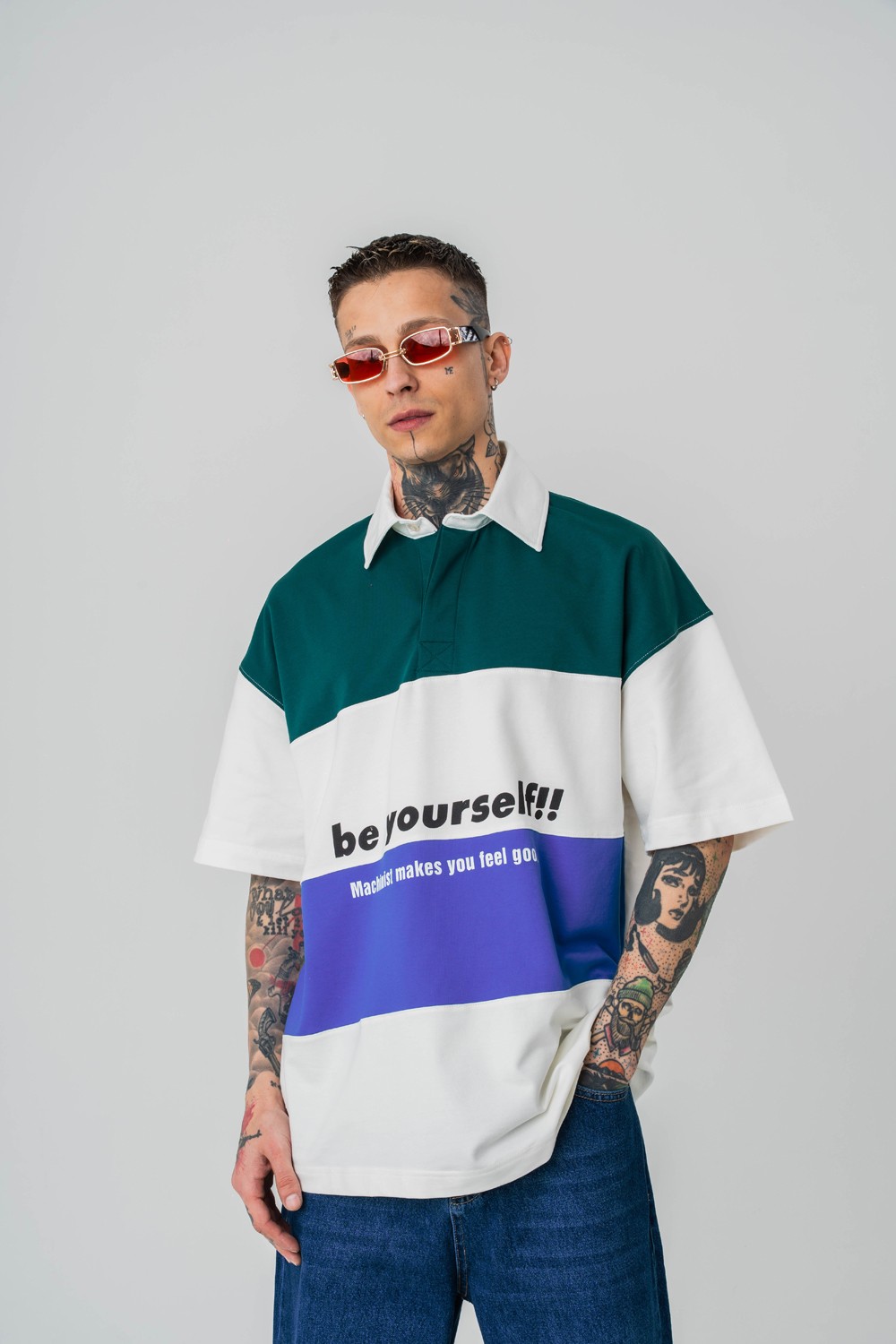 Be Yourself Polo Yaka T-shirt